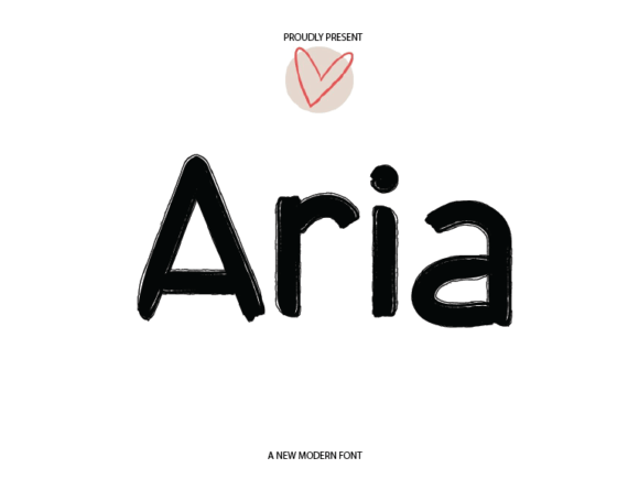 Aria: A Sweet Script Font