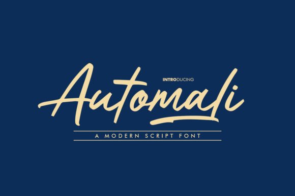 Automali: A Font for Business Style