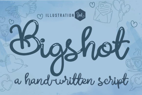Bigshot: A Bouncy Handwritten Font