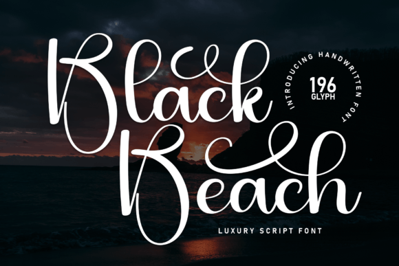 Black Beach Font for Bold Web Design