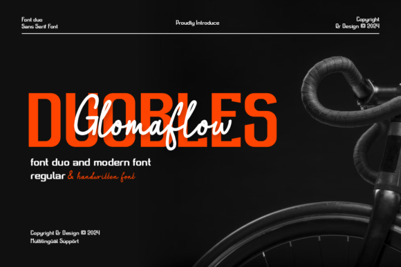 Duobles Glomaflow Font for Business