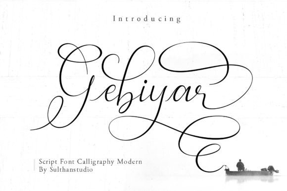 Gebiyar: A Flowing Script for Editorial Design