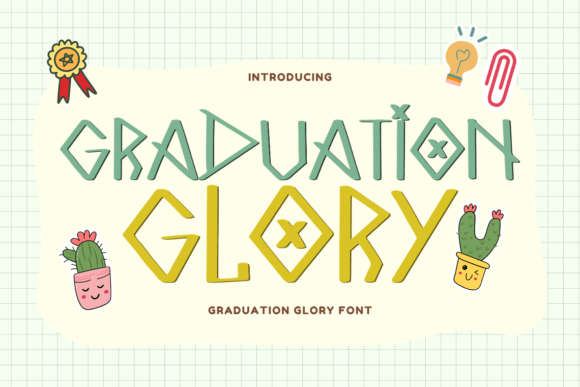 Graduation Glory Font for Bold Campaigns