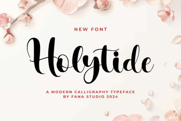 Holytide: A Beautiful Script Font for Web Design