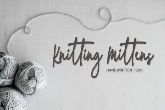 Knitting Mittens: A Font for Creative Campaigns