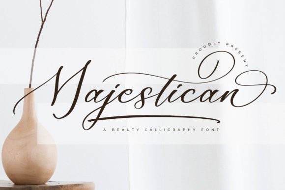 Majestican: A Dazzling Script Font