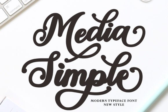 Media Sample Font for Creative Makers