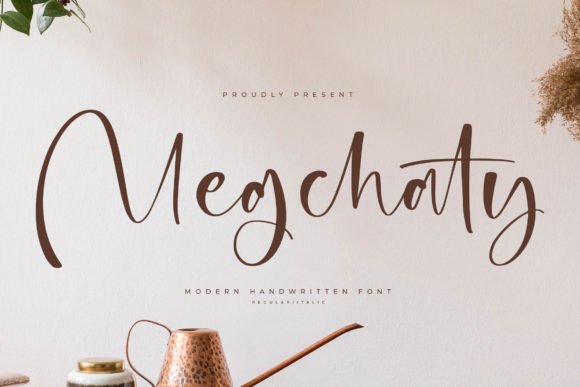 Megchaty: Elegant Script Font for Business