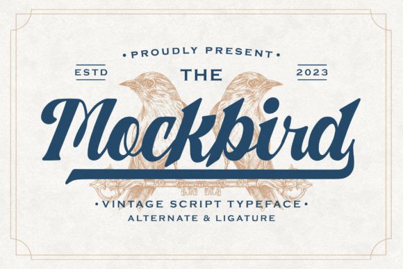 Mockbird: A Vintage Script for Web Design