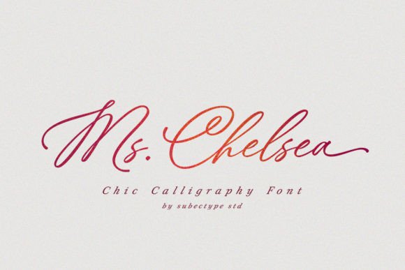 Ms. Chelsea Font: Elegant Script for Digital Marketing