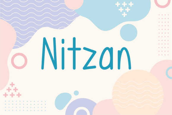 Nitzan: A Handwritten Font for Web Design