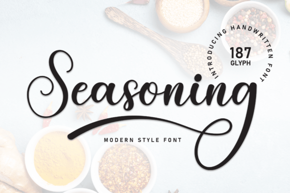 Seasoning: A Handwritten Font for Warmth and Simplicity