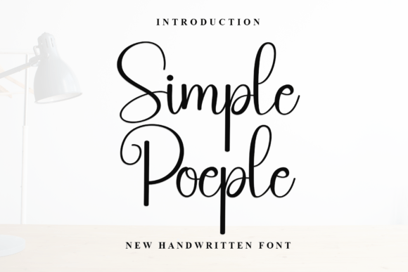 Simple Poeple Font for Modern Design