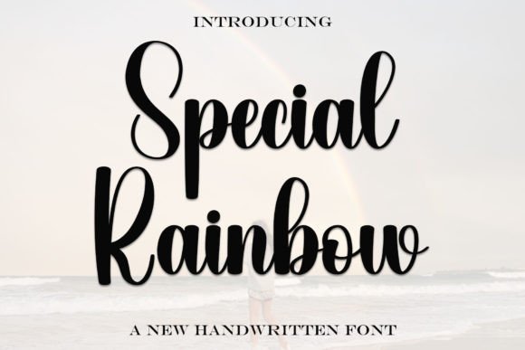 Special Rainbow: A Flowing Font for Elegant Design