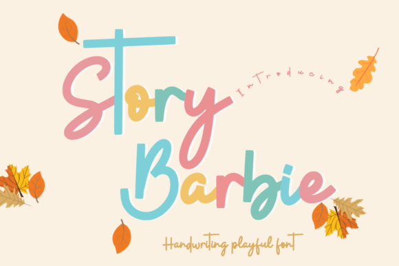 Story Barbie: A Charming Script Font