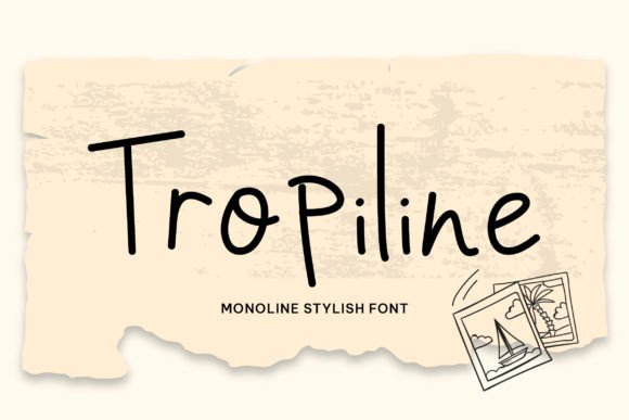 Tropiline: A Quirky Script Font