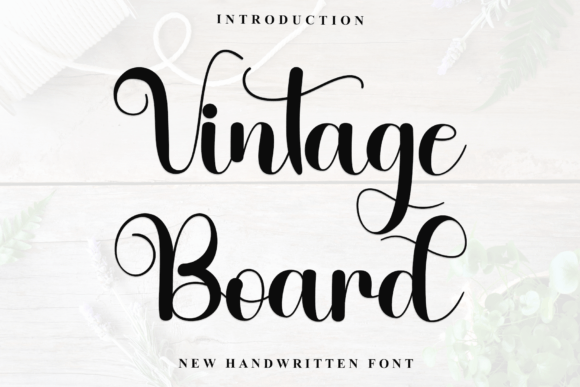 Vintage Board Font for Web Design